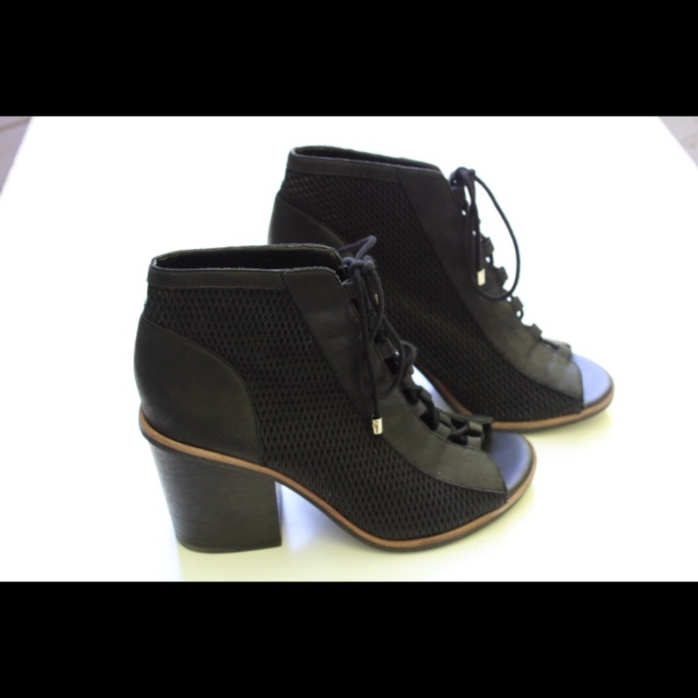 Aldo peep toe booties